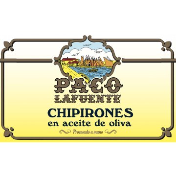 Chipirones Paco Lafuente En Aceite De Oliva Lata Ol 120 Gr