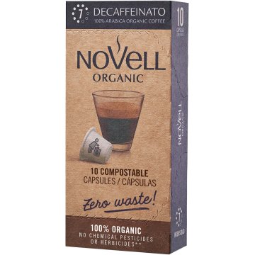 Café Novell Residuo 0 Descafeinado Compostables 10 Capsulas