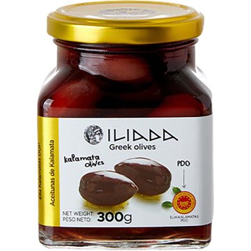 Aceitunas Iliada Kalamata Sin Hueso Tarro 300 Gr