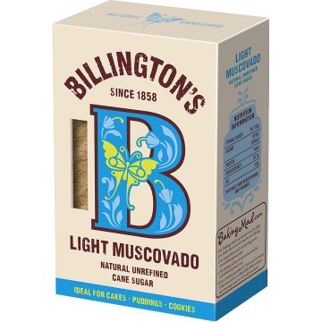 Sucre Billington S Muscovado Light 500 Gr