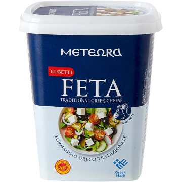 Queso Feta Meteora Dop Dados Tarrina 150 Gr