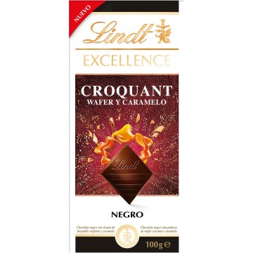 Xocolata Lindt Excellence Croquant Wafer I Caramel 100 Gr