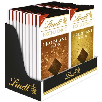 Expositor Xocolata Lindt Excellence Croquant 20 U