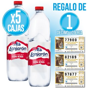 5 LANJARON 1250 + REGAL 1 DECIM LOTERIA NADAL