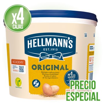 4 MAIONESA HELLMANS 5 LT A PREU NET