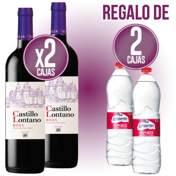 2 LONTANO TINTO + REGALO 2 LANJARON 1500 PACK-6