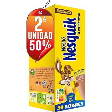 PO2 A NESQUIK SOBRES, SEGUNDA UNIDAD AL 50%.