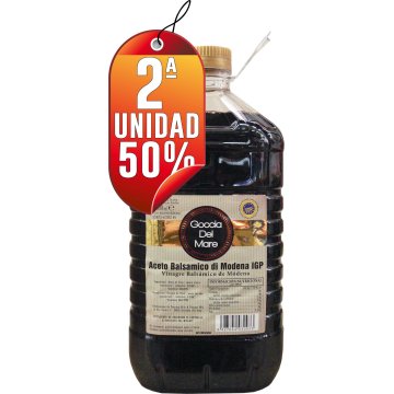 POR 1 VINAGRE MODENA GOCCIA MARE DE 5LT, SEGUNDA UNIDAD 50%.