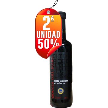 POR 1 VINAGRE DE MODENA DE 500ML, SEGUNDA UNIDAD AL 50%.