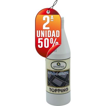 PER 1 SIROPE ARCONSA DE XOCOLATA, SEGONA UNITAT AL 50%.