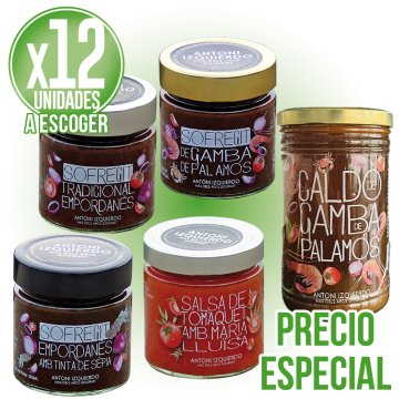 POR 12 UNIDADES A ESCOGER DE PRODUCTOS DE ANTONIO IZQUIERDO, DESCUENTO ADICIONAL.