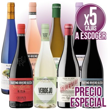 5 CAJAS GAMA MARQUES ATRIO A ESCOGER CON PRECIO NETO