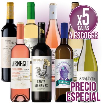 5 CAJAS GAMA FELIX SOLIS A ESCOGER A PRECIO NETO