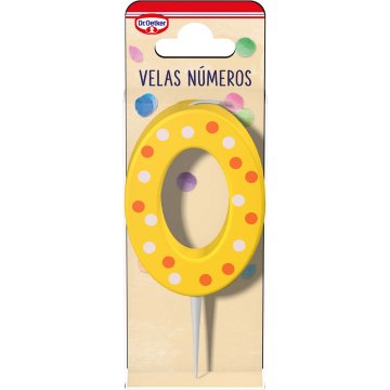 Velas Cumpleaños Dr. Oetker Número 0