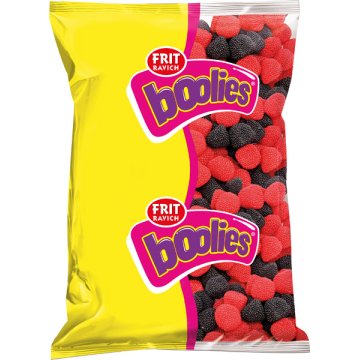 Caramelos De Goma Boolies Moras Negras Y Rojas Bolsa 1 Kg