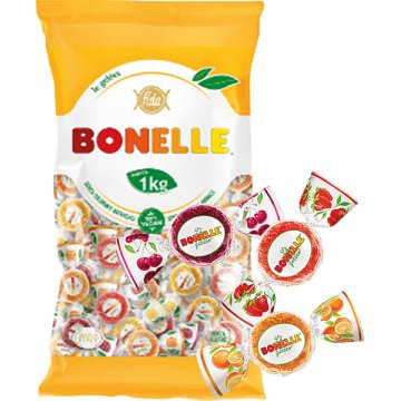 Caramelos Bonelle Fruta Bolsa 1 Kg