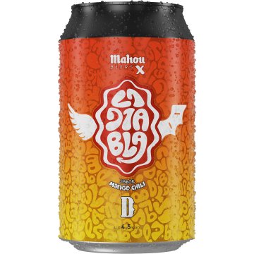 Cerveza Mahou La Diabla 4.5º Lata 33 Cl