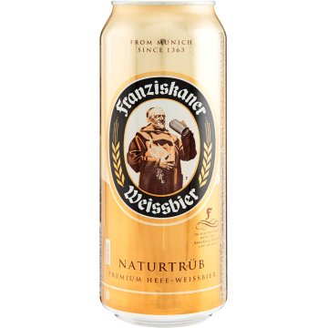 Cerveza Franziskaner Hefe Weissbier 5º Lata 50 Cl