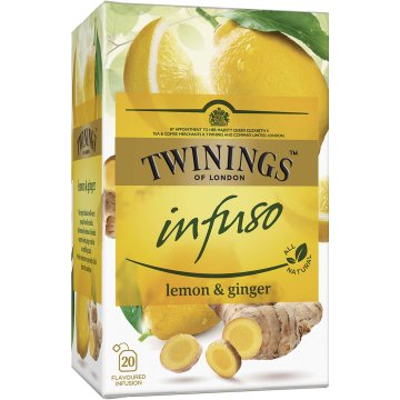 Té Twinings Infuso Limón Y Jengibre 20 Sobres