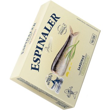 Sardinillas Espinaler Aceite De Oliva 16/20 Lata 115 Gr