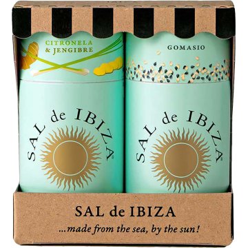 Sal Sal De Ibiza Granito Citronela Y Jengibre&gomasio 175 Gr Pack-2