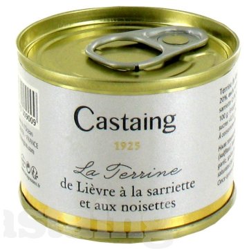 Terrina Castaing De Liebre A Las Avellanas Lata 67 Gr Pack 5