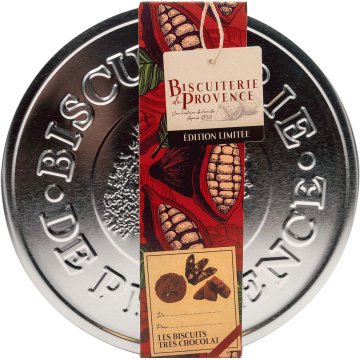 Galletas Biscuiterie De Provence Biscuits Tres Chocolates Lata 420 Gr