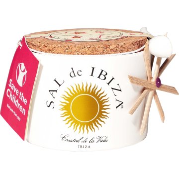 Flor De Sal Sal De Ibiza Navidad Bote Cerámica 140 Gr