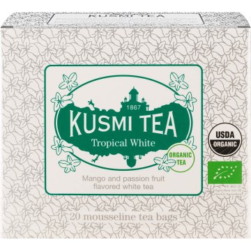 Té Kusmi Tea Tropical White Bio Blanco Filtro 40 Gr 20 U