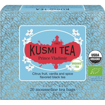 Té Kusmi Tea Prince Vladimir Bio Negro Filtro 40 Gr 20 U