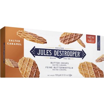 Galletas Jules Destrooper Butter Crisps Caramelo Salado 100 Gr