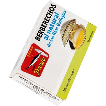 Berberechos Dardo Rías Gallegas Al Natural 70/80 Lata Ol 120 Gr