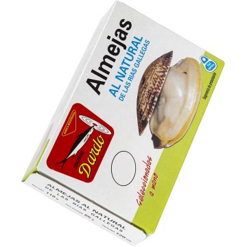 Almejas Dardo Rías Gallegas Al Natural 20/30 Lata Ol 120 Gr