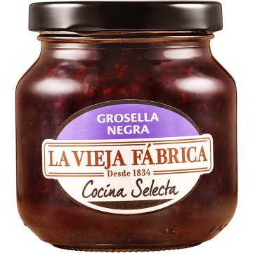 Mermelada La Vieja Fábrica Cocina Selecta Grosella Negra Tarro 280 Gr