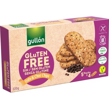 Galetes Gullón Civada Chips Sense Gluten 220 Gr