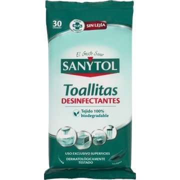 Tovalloletes Sanytol Desinfectant 30 U