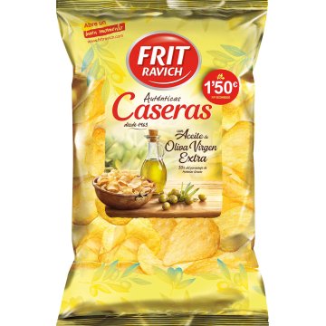 Patatas Chips Frit Ravich Caseras Bolsa 120 Gr