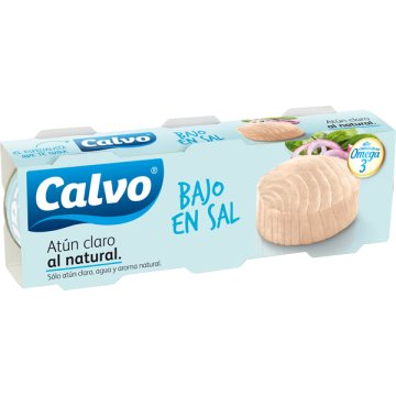 Tonyina Clara Calvo Natural Baix En Sal 56 Gr Pack 3