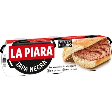 Paté La Piara Tapa Negra 75 Gr Pack 3