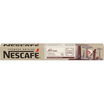 Cafè Nescafe Farmers Origins Africa 55 Gr 10 U