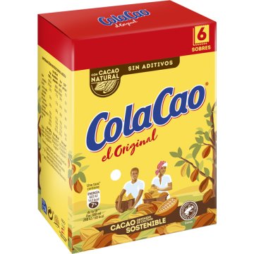 Cacau Cola Cao Soluble Sobres 18 Gr 6 U