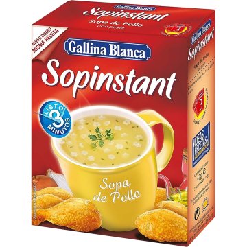 Sopa Gallina Blanca Sopinstant Pollo 3 Sobres