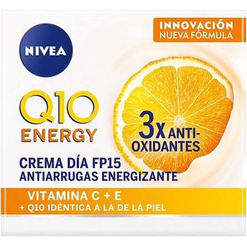 Crema Facial Nivea Q10 Energy Fp15 50 Ml Antiarrugas