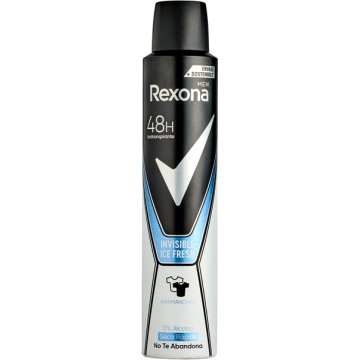 Desodorante Rexona Invisible Ice Fresh 200 Ml Antimanchas