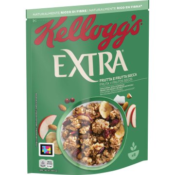 Cereales Kellogg's Extra Fruta Y Nueces Bolsa 375 Gr