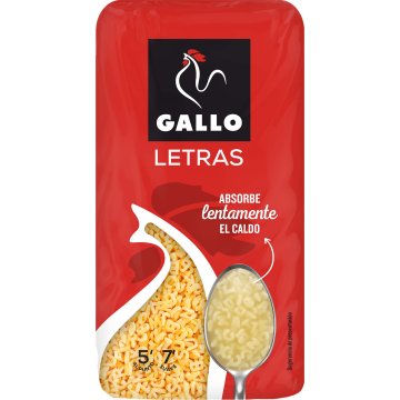 Letras Gallo 450 Gr