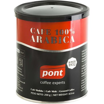 Café Pont Arabica Molido Lata 250 Gr