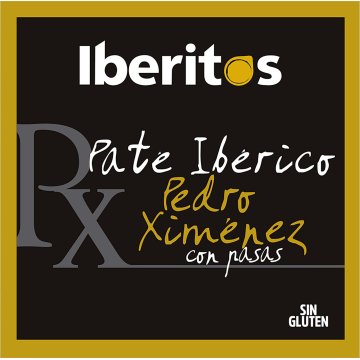 Paté Iberitos Ibérico Pedro Ximénez Con Pasas 70 Gr