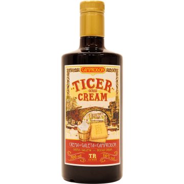 Crema De Licor Ticer Galeta De Camprodon 16º 70 Cl