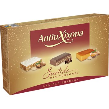 Assortiment Mini Torrons Antiu Xixona Etiqueta Vermella Assortiment 150 Gr